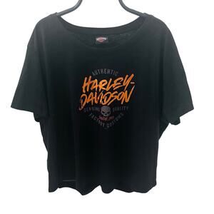 Harley-Davidson Savannah Georgia Winged Skull Double Logo Graphic T-Shirt 3XL